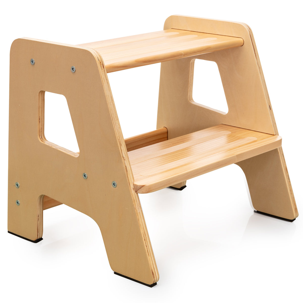 Ocodile 2-Step Wooden Toddler Step Stool - Non-Slip, Tip-Proof, Ages 2+