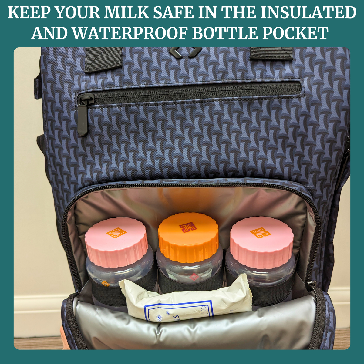 Idaho Jones Chertsey Breast Pump Bag Backpack - Hands-Free, Fits Large Pumps