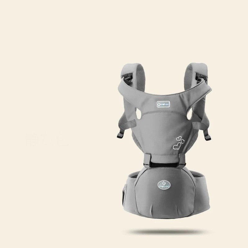 Ergonomic Multifunctional Baby Carrier with Hip Seat - 6 Colors, Ages 3-36 Months, Up to 44 lbs