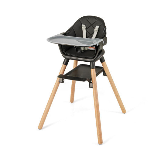 6-in-1 Convertible Highchair with Safety Harness