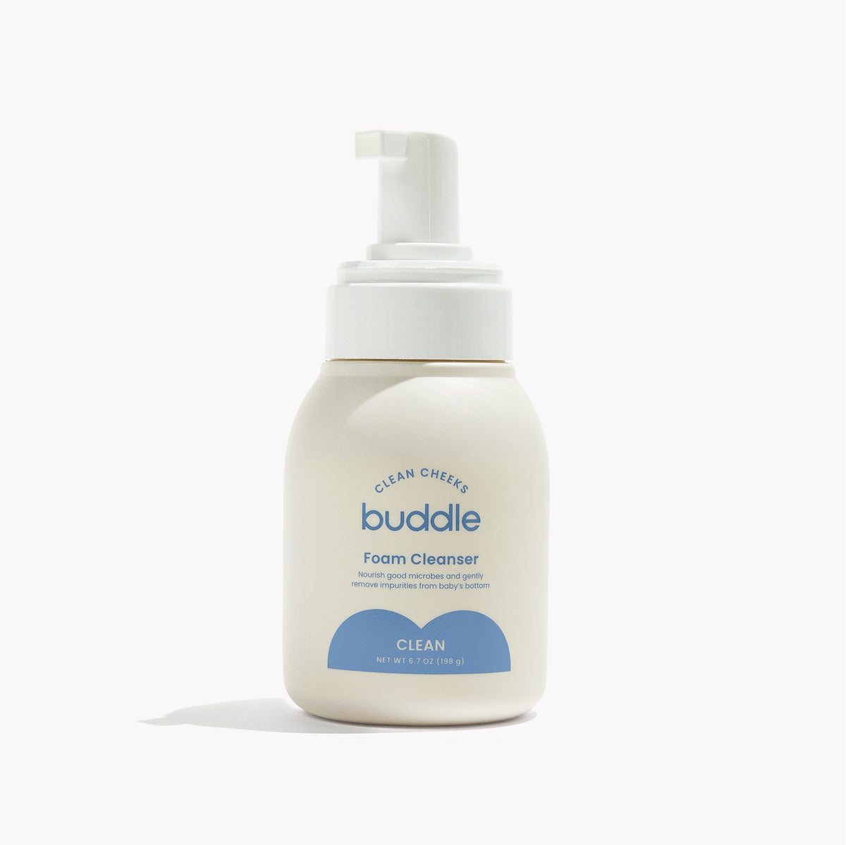 Buddle Clean Cheeks No-Rinse Baby Foam Cleanser - Micellar Formula for Sensitive Skin