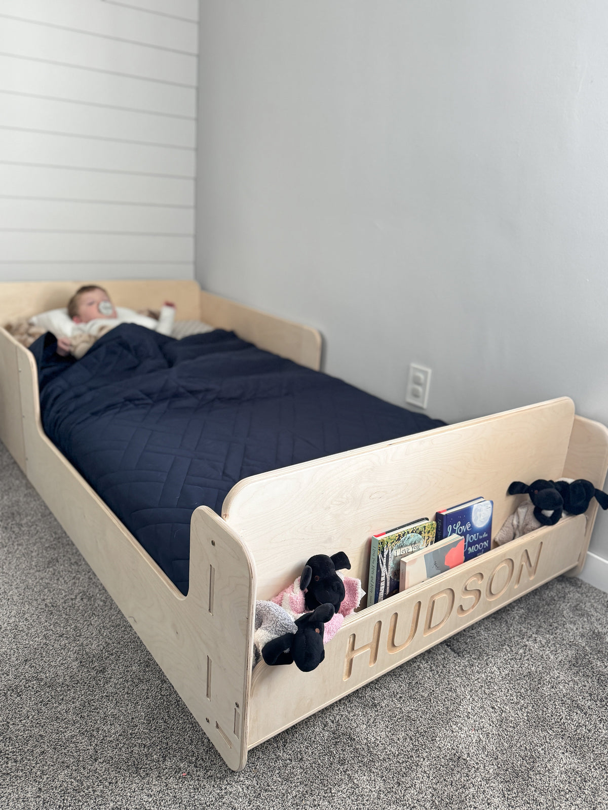 EVA Montessori Toddler Floor Bed – Baltic Birch