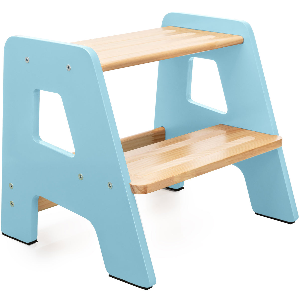 Ocodile 2-Step Wooden Toddler Step Stool - Non-Slip, Tip-Proof, Ages 2+