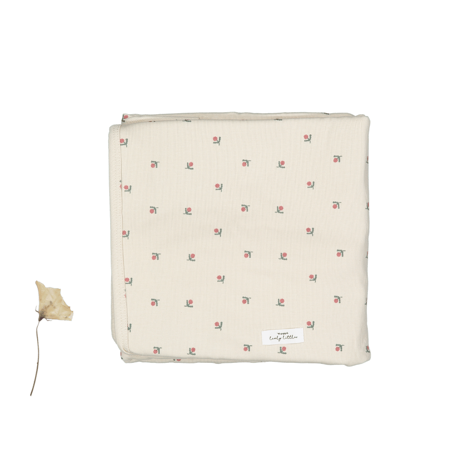 Lovely Littles Cotton Baby Swaddle Blanket - Mini Stitch Red, 47"x47"