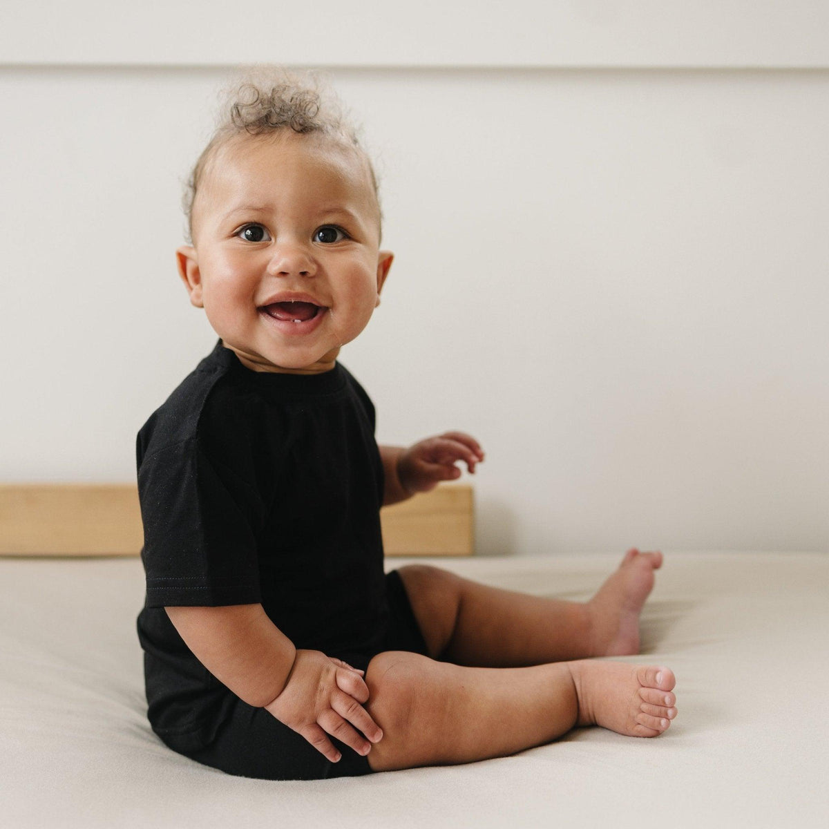 Little Joy Co. Bamboo Baby & Toddler Tee - Sizes 0-3M to 5, 4 Colors