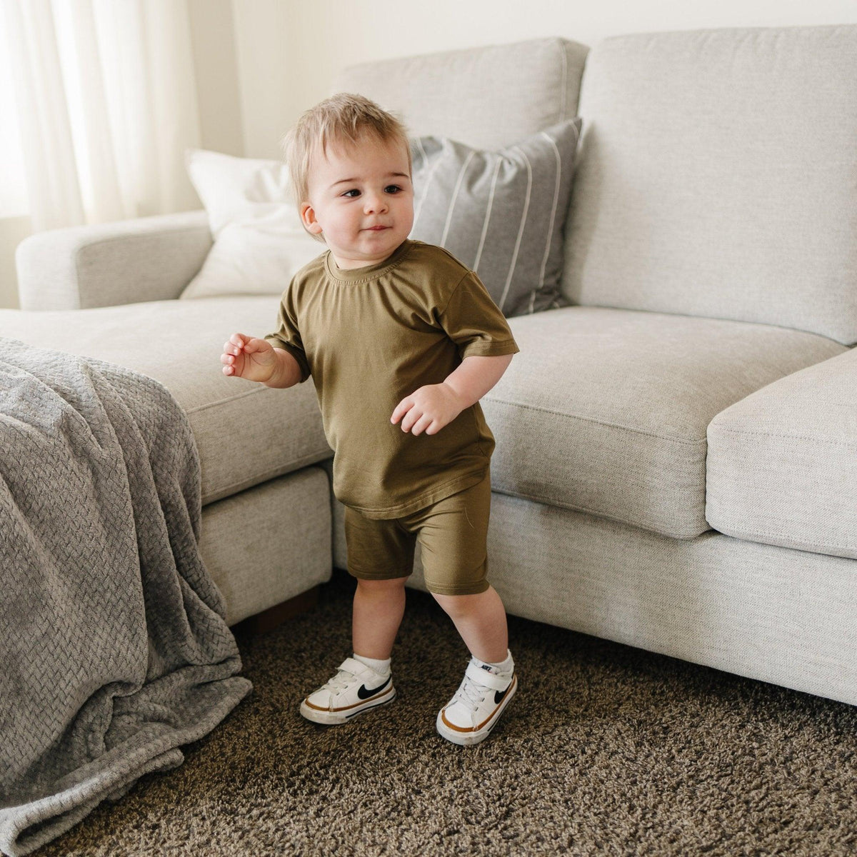 Little Joy Co. Bamboo Baby & Toddler Tee - Sizes 0-3M to 5, 4 Colors