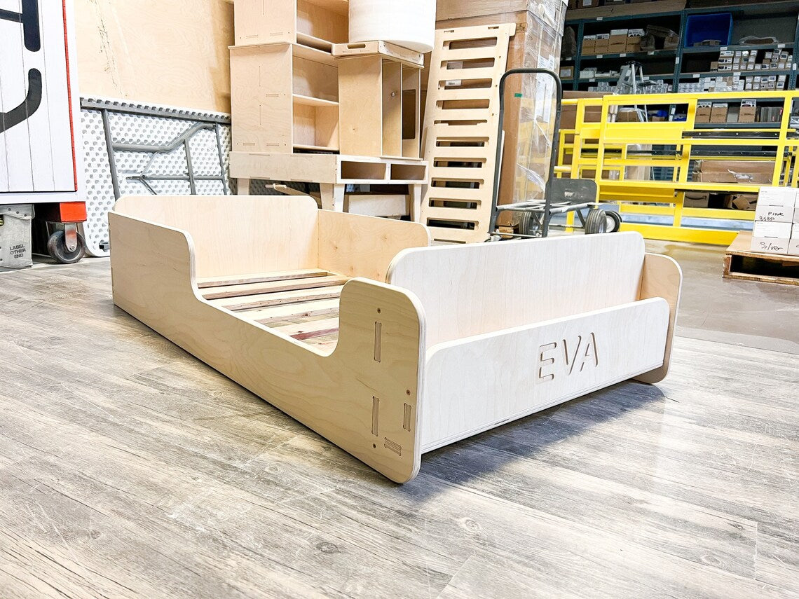 EVA Montessori Toddler Floor Bed – Baltic Birch