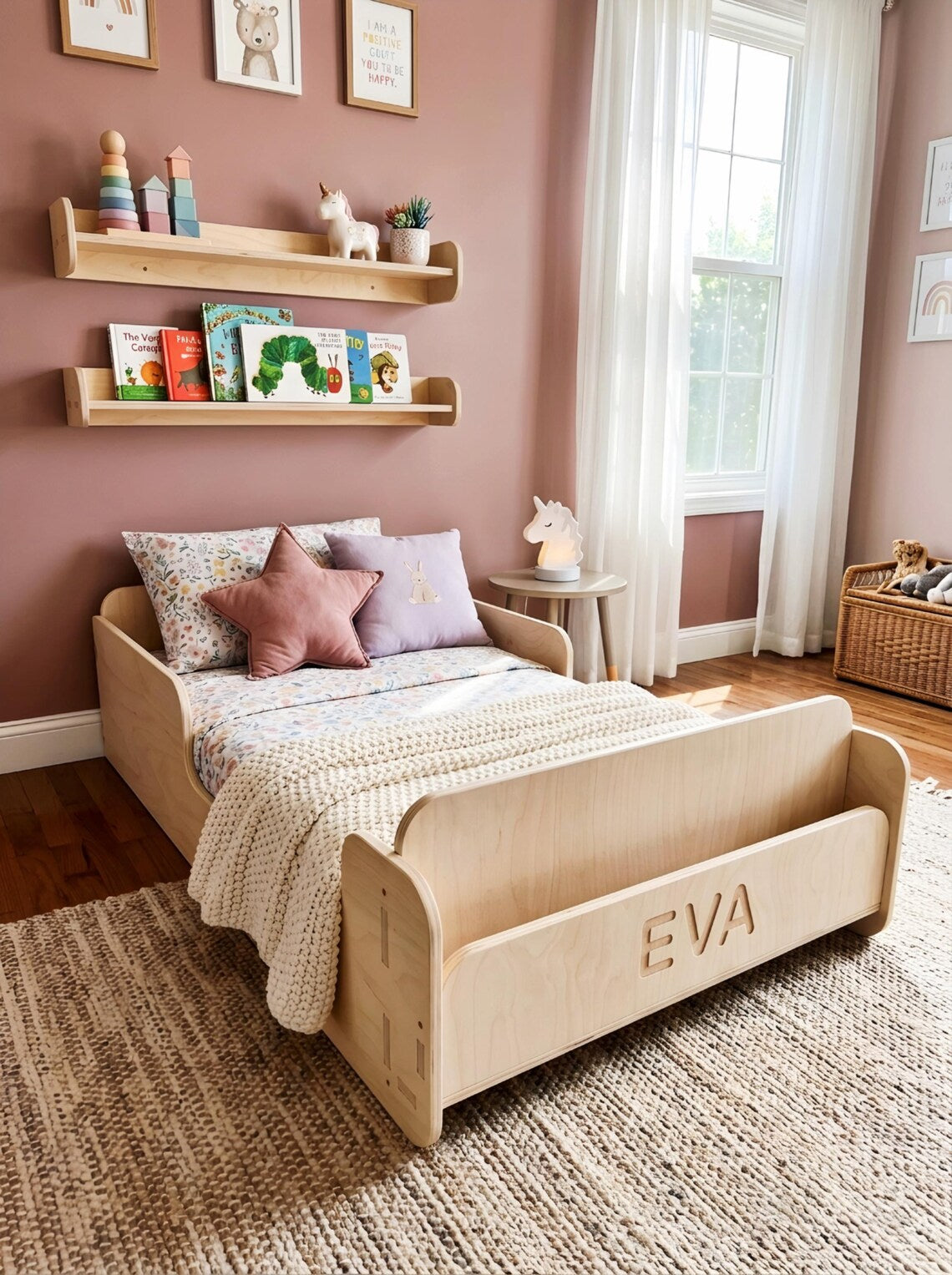 EVA Montessori Toddler Floor Bed – Baltic Birch