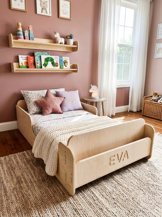 EVA Montessori Toddler Floor Bed – Baltic Birch