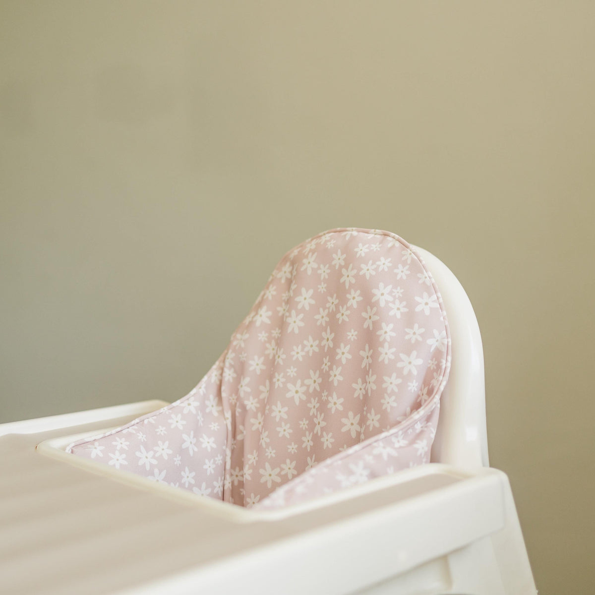 Little Joy Co. Pink Floral Wipeable Cushion Cover for IKEA Antilop Highchair